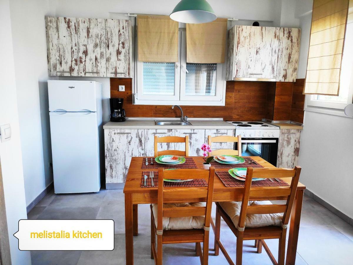 Melistalia Appartment 1 ネア・ミカニオーナ エクステリア 写真